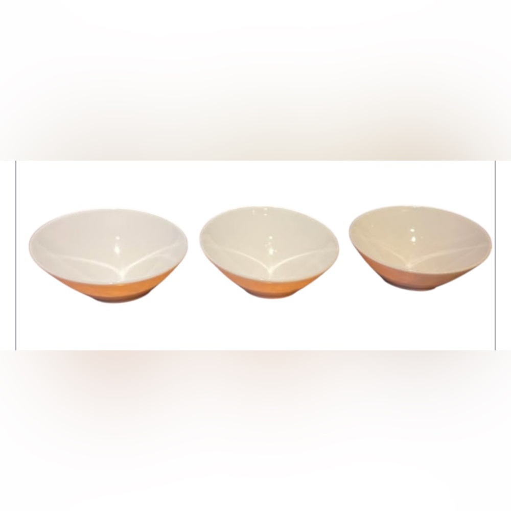 Set of (3) Steelite International Slanted White Bowls Distinction